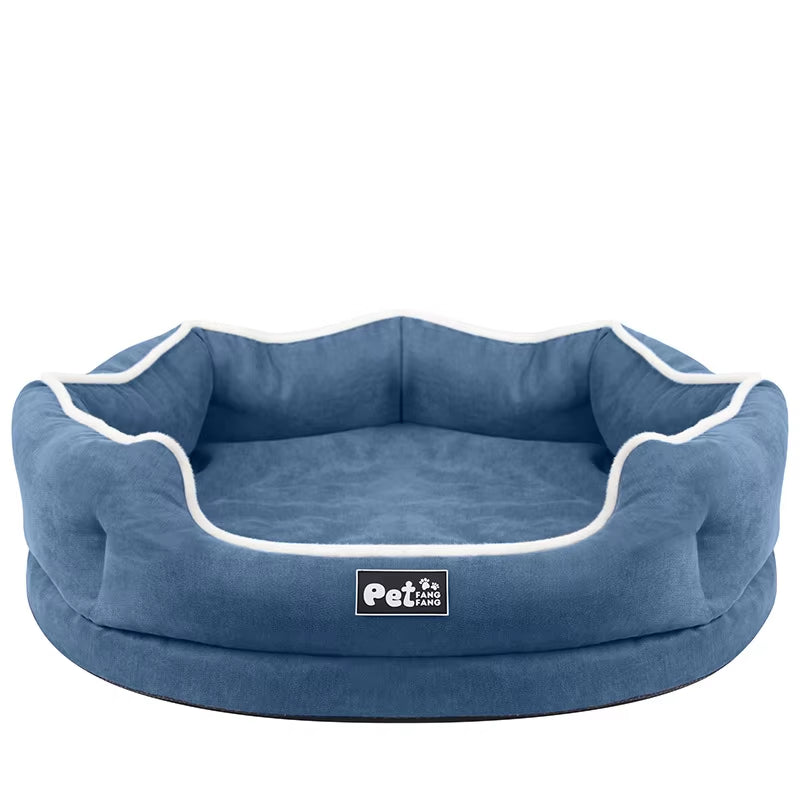 New Dog Cat Bed Solid Design Removable and Washable Autumn/Winter Warm Pet Bed