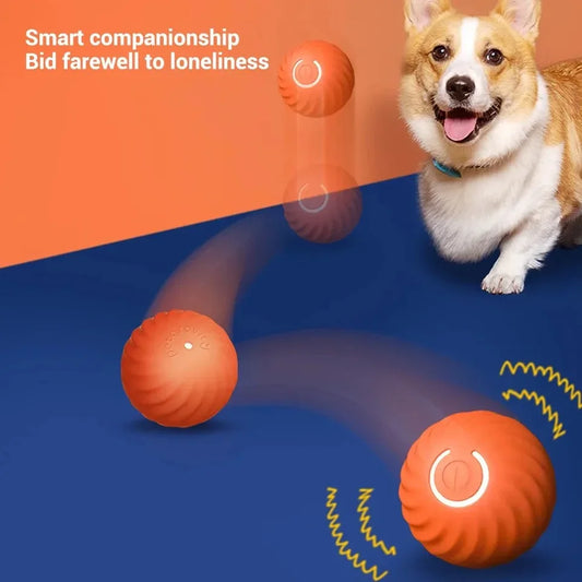 Smart Dog Toy Ball Automatic Electronic Interactive Training Pet Toy Gravitational Moving Ball Rechargeable Active Rolling Ball