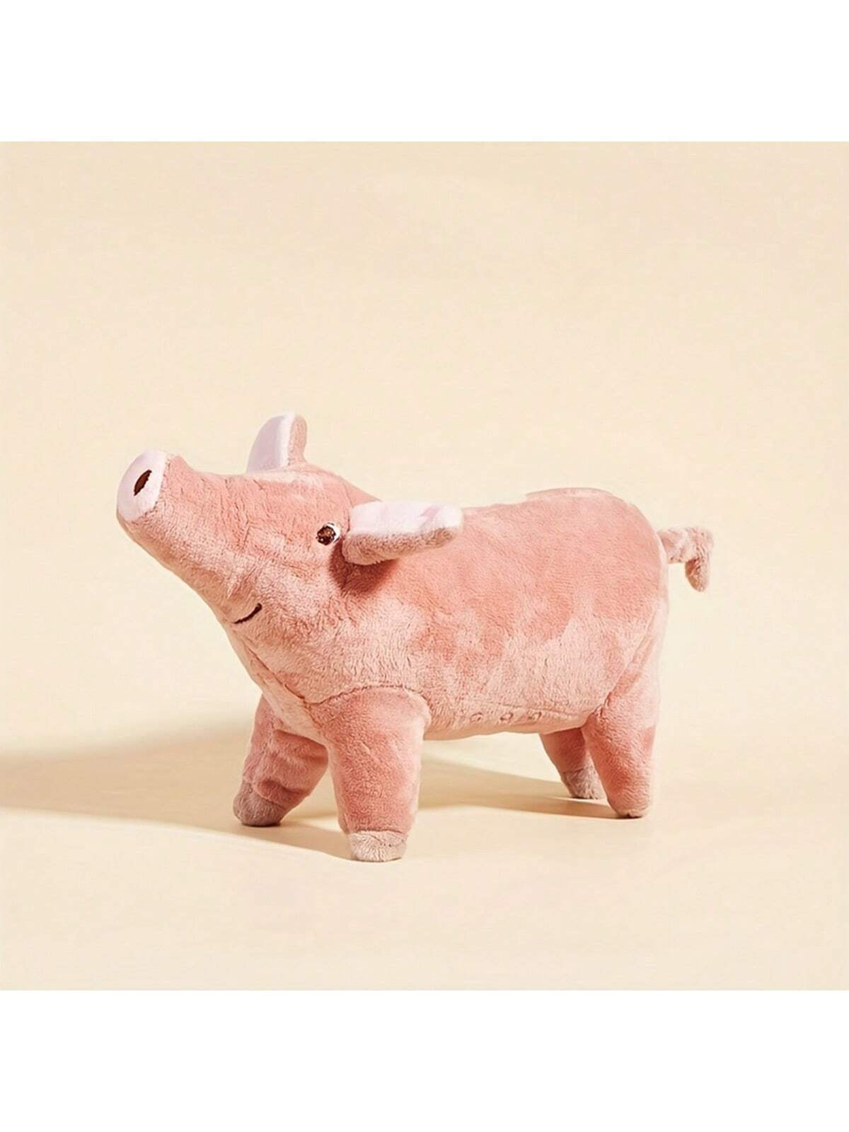 1Pc Cute Pig Design Pet Grinding Teeth Squeaky Plush Toy, Durable Chew Toy for Dog Interactive Supply LATEST