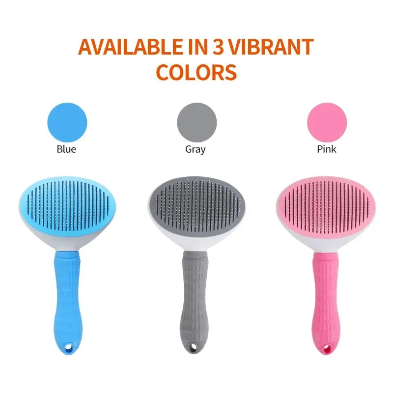 Pet Cat Hair Brush Dog Comb Grooming and Care Cat Brush Stainless Steel Comb for Long Hair Dog Cleaning Pets Cat Dog Accessories