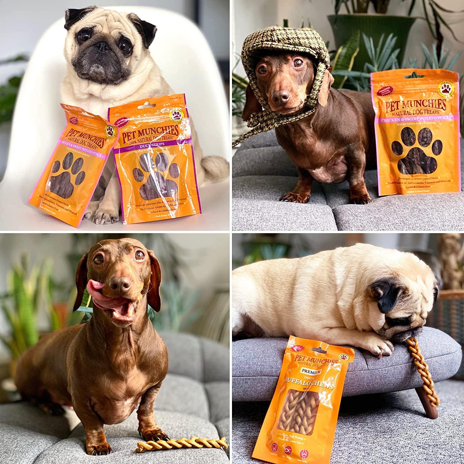 Beef Liver Sticks Dog Treats, Premium Grain Free Dog Chews with Natural Real Meat, Low in Fat and High in Protein 90G