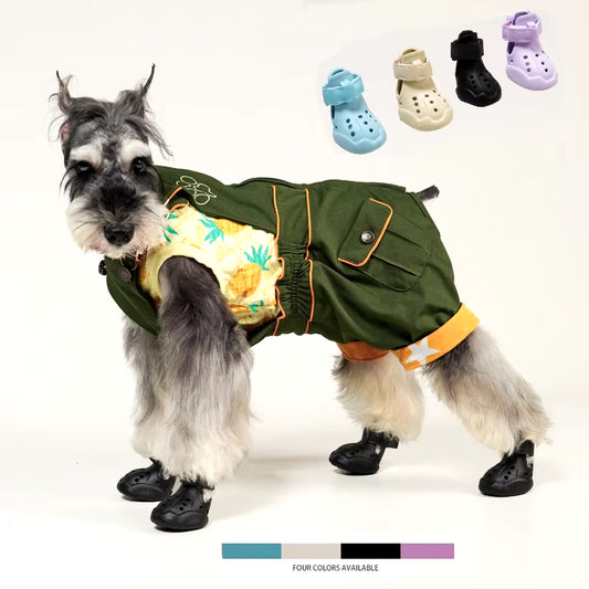 Dog Breathable Fashion Shoes Candy Colors Dog Sandals for Photo Small Dog Crocs Shoes for Dogs Soft Doggy Rubber Slipper Shoes