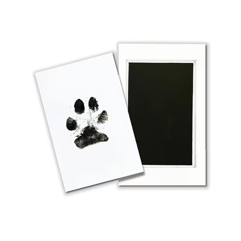 Pet Dog & Cat Paw Print Ink Set Pad Baby Handprints Safe Non-Toxic Wash Free Easy Clean Diy Handprints Footprints Pet Souvenirs