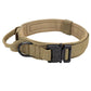 Tactical Dog Collar Military Adjustable Duarable Nylon Lead for Medium Large Walking Training Pet Accessory Breakaway Leash Rope LATEST