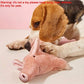 1Pc Cute Pig Design Pet Grinding Teeth Squeaky Plush Toy, Durable Chew Toy for Dog Interactive Supply LATEST