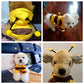 Pet Halloween Costume Honey Bee Role Play Hoodie with Buckle or Not Dogs Cats Party Cosplay Funny Outfit Clothes Dog Hoodies