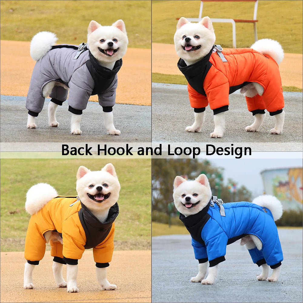 Winter Warm Thicken Pet Dog Jacket Waterproof Dog Clothes for Small Medium Dogs Puppy Coat Chihuahua French Bulldog Pug Clothing LATEST