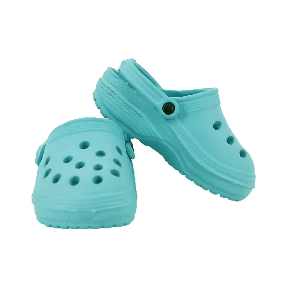 4Pcs Pet Outdoor Shoes Dog Slippers Wear Resistant Breathable Croc Hole Beach Shoes Summer Lovely Slipper Pet Shoes