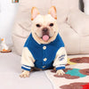 Designer Korean Pet Dog Winter Warm Baseball Jacket Coat Sweater Hoodie for Small Medium Dogs French Bulldog Schnauzer Pug XBC53