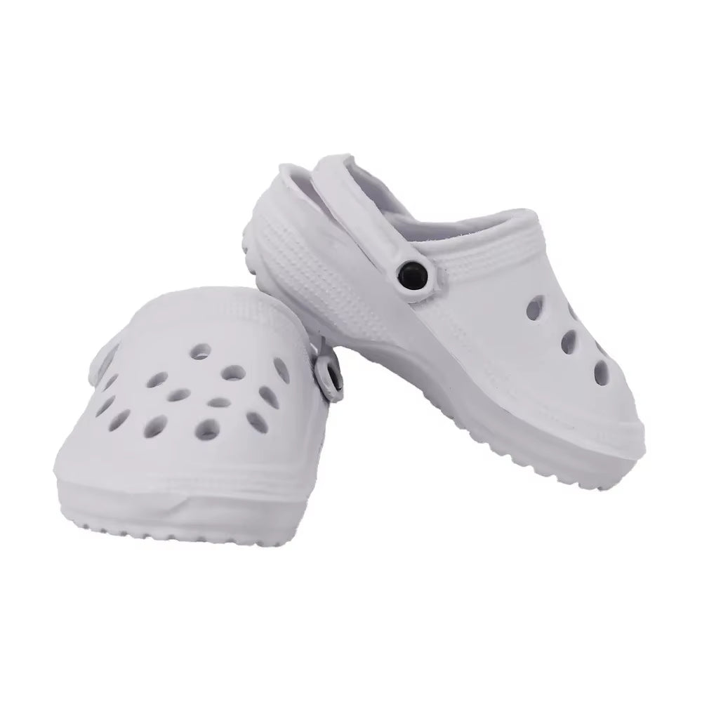 4Pcs Pet Outdoor Shoes Dog Slippers Wear Resistant Breathable Croc Hole Beach Shoes Summer Lovely Slipper Pet Shoes