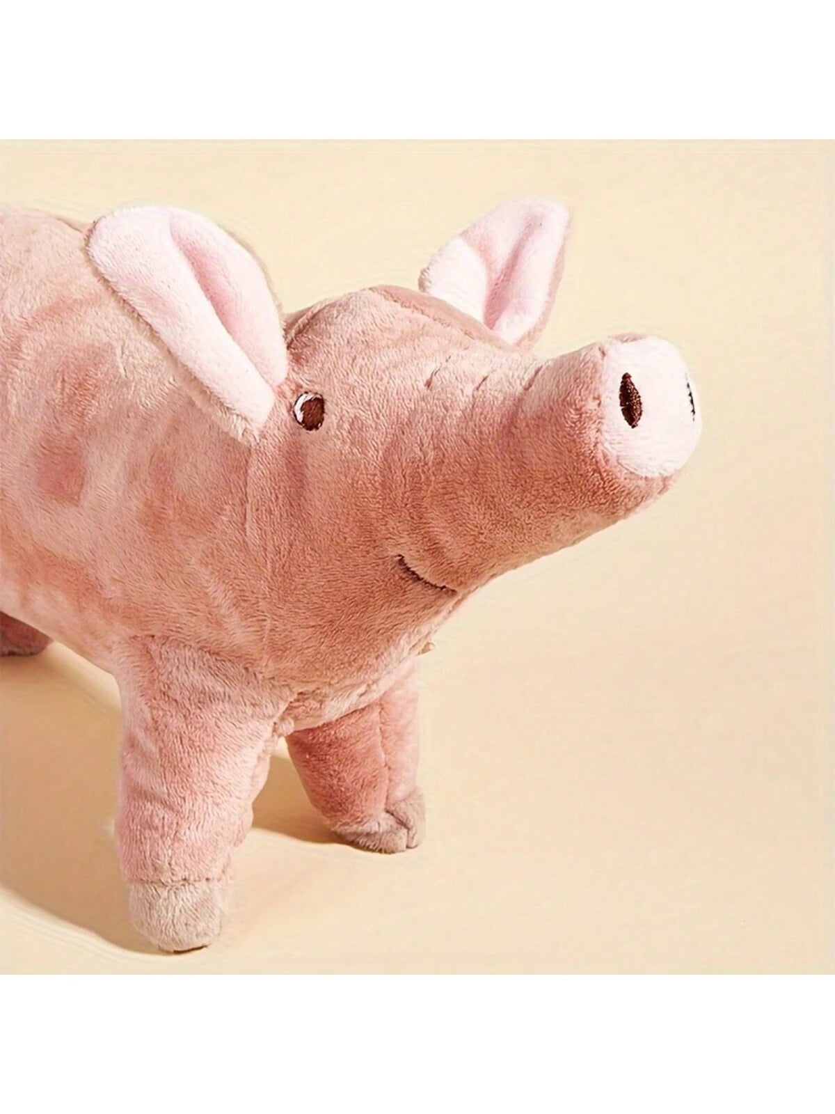 1Pc Cute Pig Design Pet Grinding Teeth Squeaky Plush Toy, Durable Chew Toy for Dog Interactive Supply LATEST