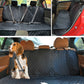 Dog Car Seat Cover Pet Travel Carrier Mattress Waterproof Dog Car Seat Protector with Middle Seat Armrest for Dogs