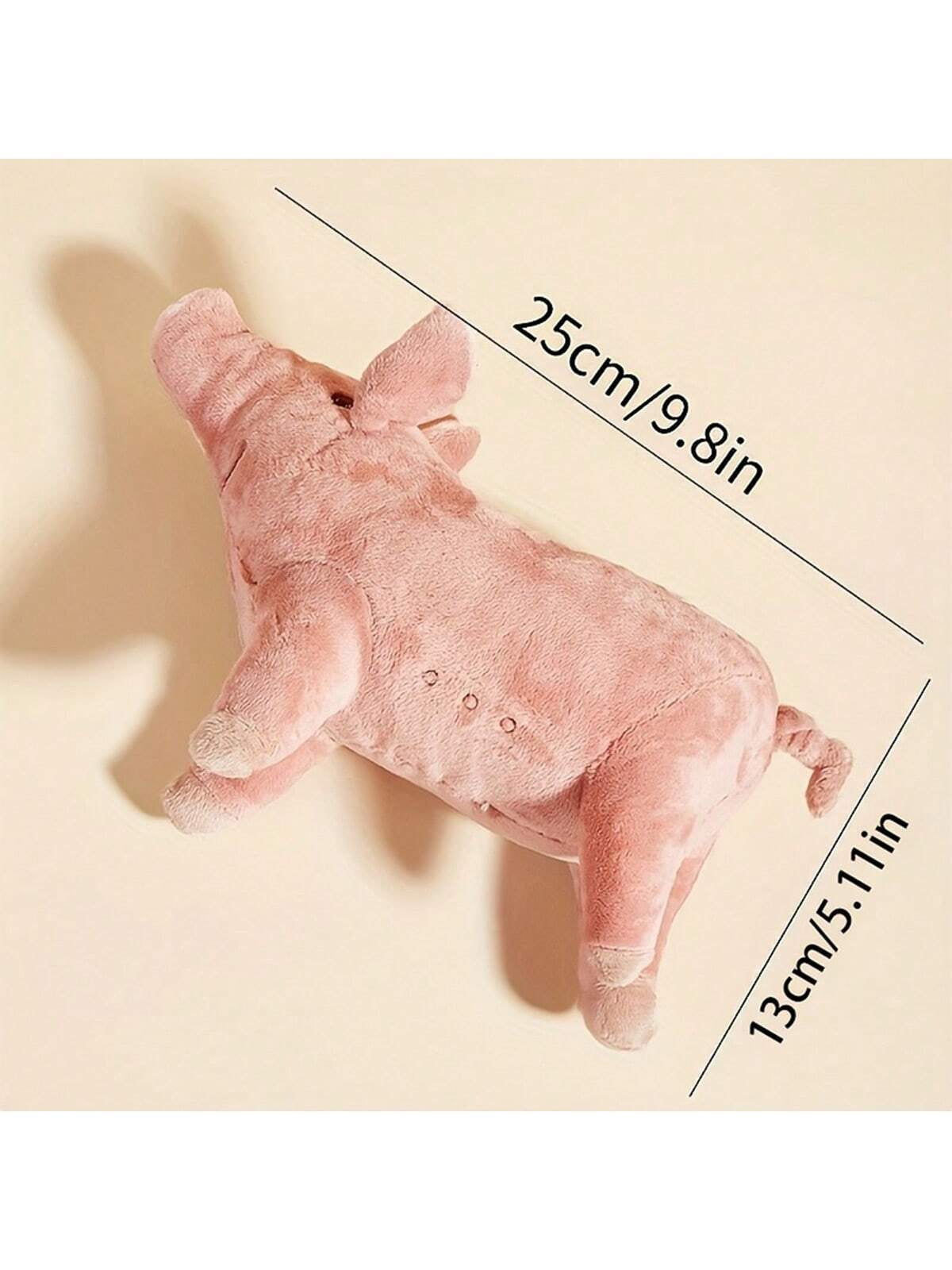 1Pc Cute Pig Design Pet Grinding Teeth Squeaky Plush Toy, Durable Chew Toy for Dog Interactive Supply LATEST