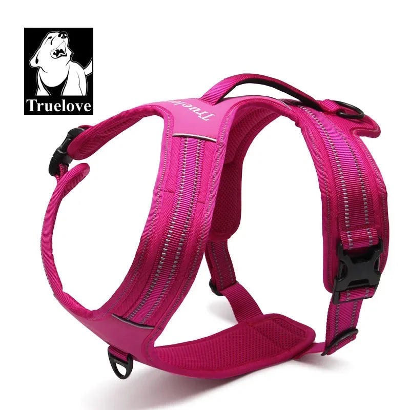 Sport Nylon Reflective No Pull Dog Harness Outdoor Adventure Pet Vest with Handle Xs to Xl 5 Colors in Stock Factory