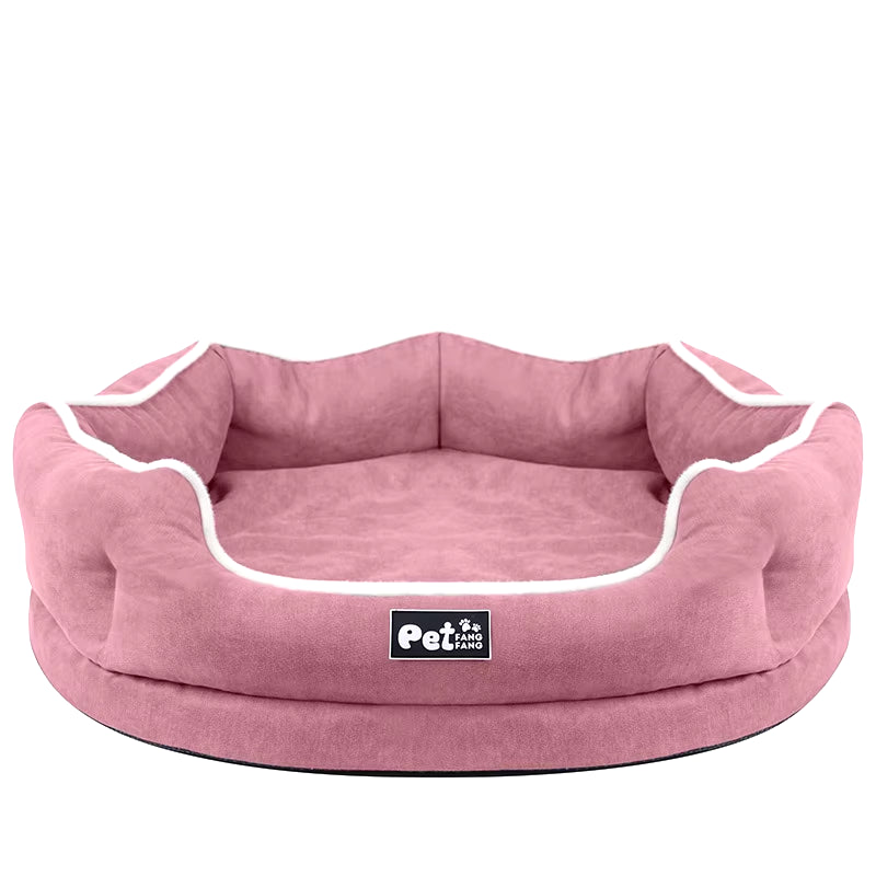 New Dog Cat Bed Solid Design Removable and Washable Autumn/Winter Warm Pet Bed