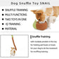 Pet Sniff Toy Squeaky Dog Decryption Interactive Toy for Foraging Instinct Training, Soft Puppy Toy Teething Educational Dog Toy