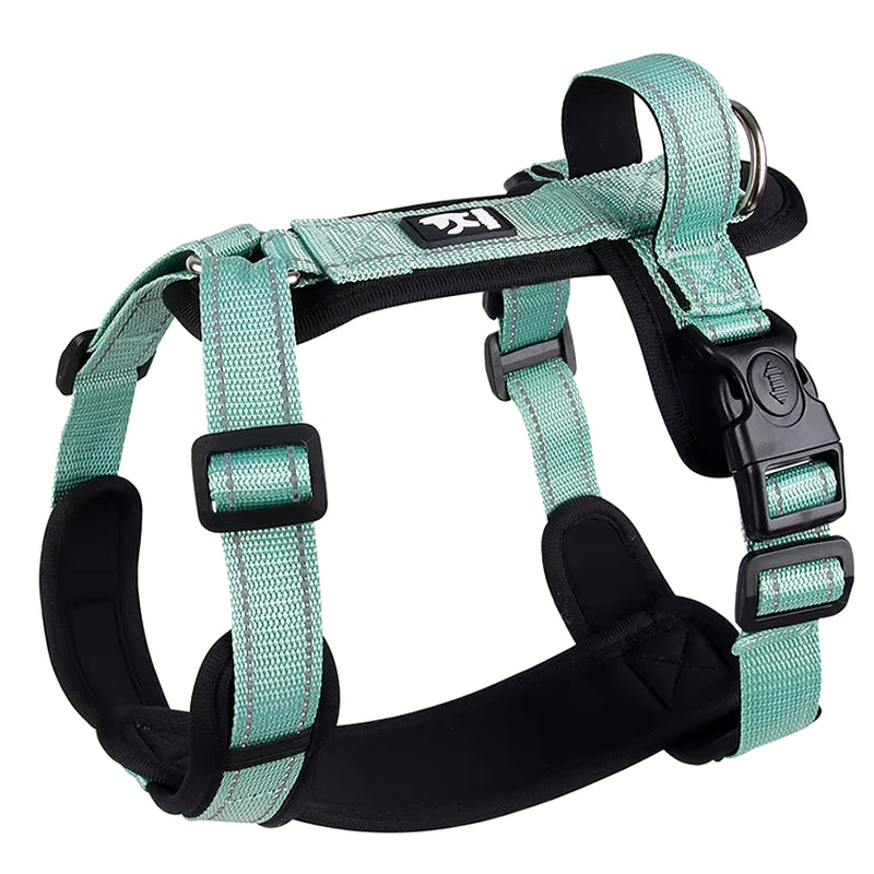 New Pet Dog Harness Reflective with Handle Easy Control Dog Vest Harness Adjustable Puppy Chest Straps for Small Medium Dogs