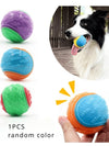 1Pc Pet Dog Molar Bite-Resistant Ball Toy with Sound for Bite Training, Random Color LATEST