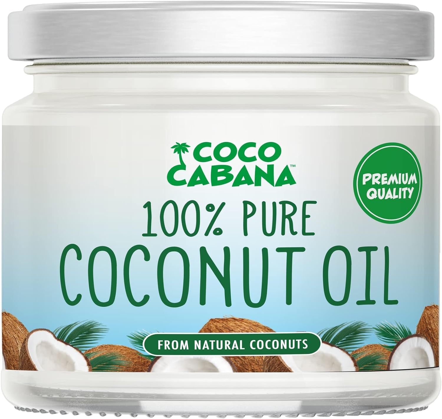 100% Pure Coconut Oil 300Ml , Vegan Gluten & Dairy Free, Natural Beauty Product, Skin & Hair, Cooking