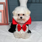 Dogs Halloween Vampire Cape Prince Puppy Pet Cosplay Clothes for Small Medium Dogs Christmas Dress up Festival Outfits