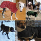 Super Warm Thick Dog Clothes Waterproof Dog Coat Jacket for Medium Large Dogs Greyhound Wolfhound Shepherd Clothing