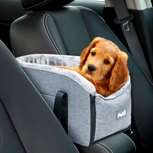 Portable Pet Dog Car Seat Central Control Nonslip Kennel Bed for Dog Cat Travel Accessories Dog Carriers Safety Car Armrest Box