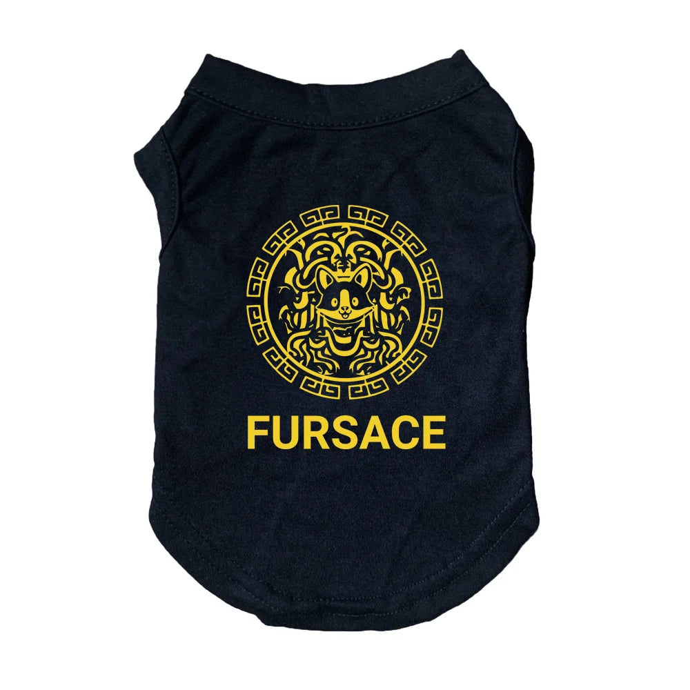 Fursace Dog Summer Puppy Designer Inspired Singlet Clothes Cotton Small Medium Chihuahua Frenchie Yorkie Funny Fashion Vest