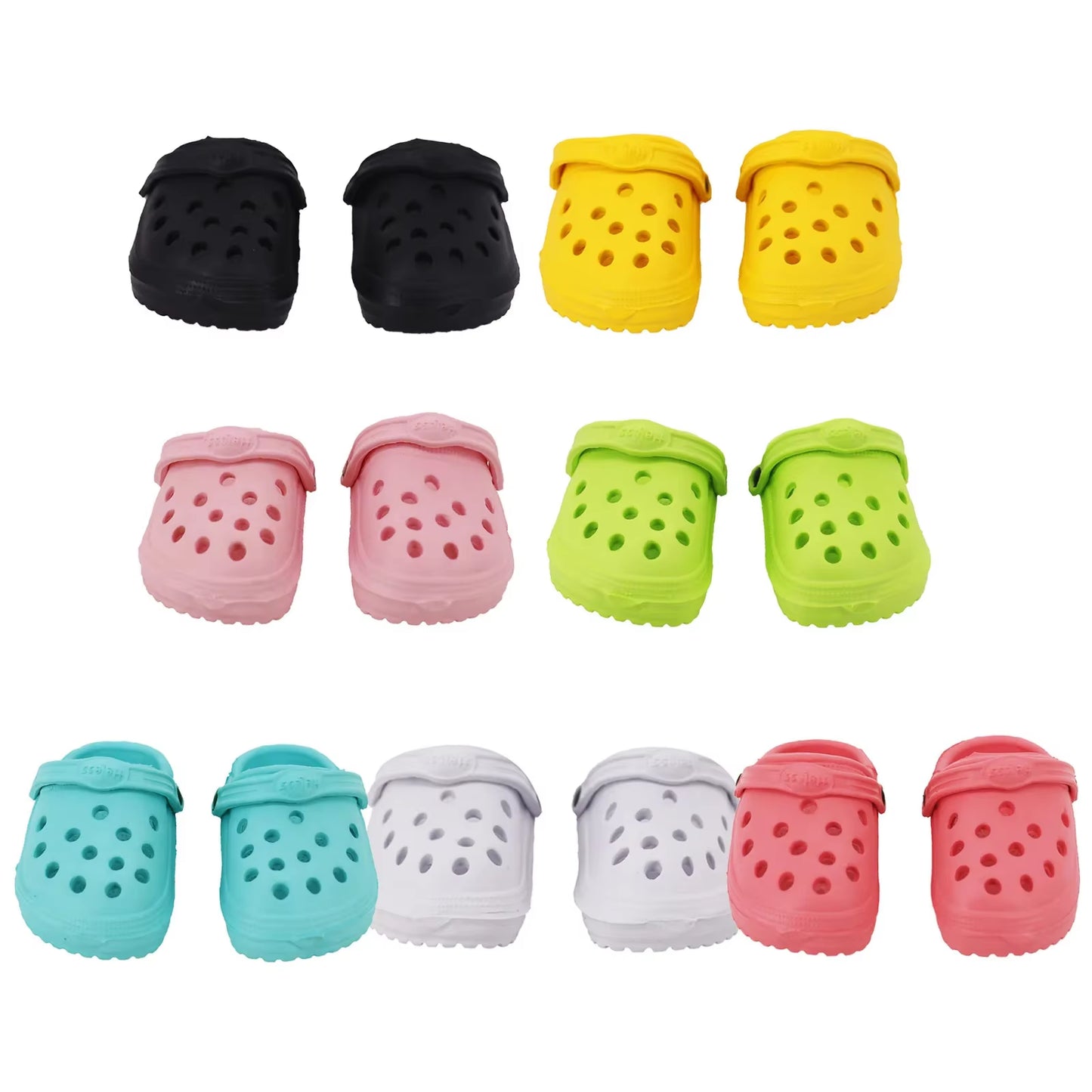 4Pcs Pet Outdoor Shoes Dog Slippers Wear Resistant Breathable Croc Hole Beach Shoes Summer Lovely Slipper Pet Shoes