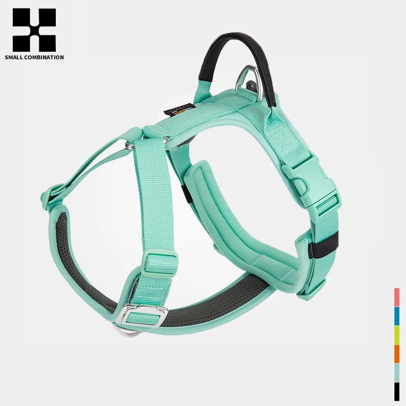 Pet Harness No Pull Nylon Reflective Dog Harness Adjustable Comfortable Control Walking Running Accessories LATEST