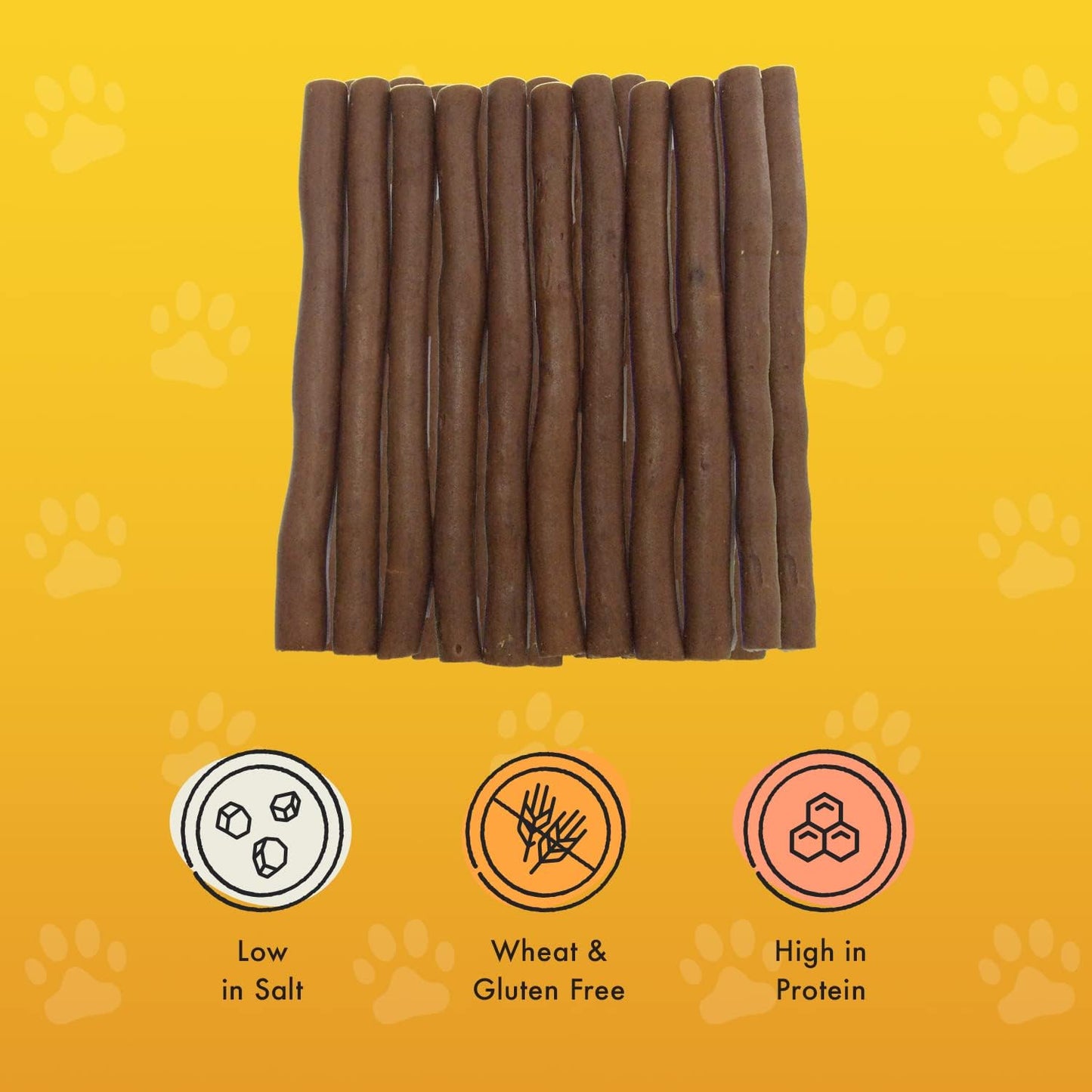 Beef Liver Sticks Dog Treats, Premium Grain Free Dog Chews with Natural Real Meat, Low in Fat and High in Protein 90G