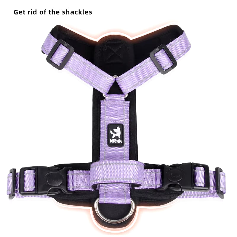 New Pet Dog Harness Reflective with Handle Easy Control Dog Vest Harness Adjustable Puppy Chest Straps for Small Medium Dogs