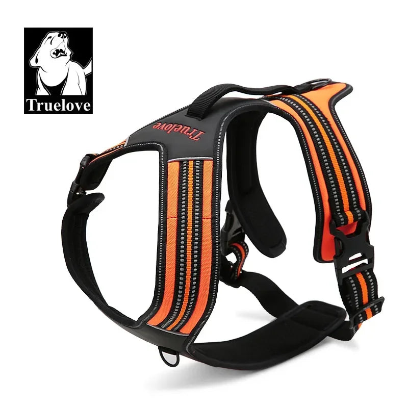 Sport Nylon Reflective No Pull Dog Harness Outdoor Adventure Pet Vest with Handle Xs to Xl 5 Colors in Stock Factory