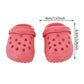 4Pcs Pet Outdoor Shoes Dog Slippers Wear Resistant Breathable Croc Hole Beach Shoes Summer Lovely Slipper Pet Shoes