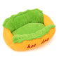 New Funny Hot Dog Bed Pet Lounger Bed House Fashion Sofa Cushion Supplies Puppy Cat Warm Soft Sleeping Mat Cozy Dogs Nest Kennel