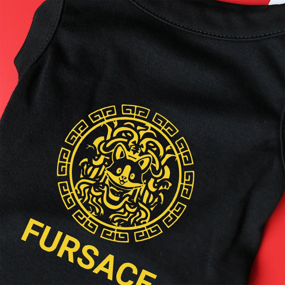 Fursace Dog Summer Puppy Designer Inspired Singlet Clothes Cotton Small Medium Chihuahua Frenchie Yorkie Funny Fashion Vest