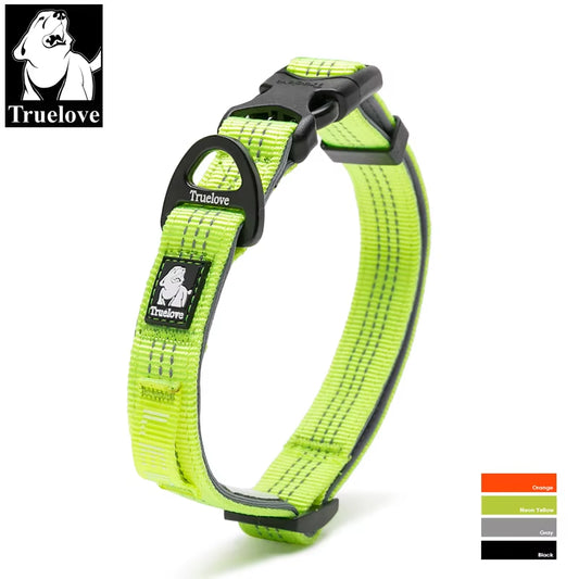 Dog Collars Set 3M Reflective Collar for Small Medium Large Dogs Puppy Adjustable Padded Soft Nylon Comfy Neck TLC5271