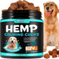 Dog Calming Treats 150 Count, Hemp Calming Chews for Dogs, Helps with Dog Anxiety, Separation, Barking, Stress Relief, Melatonin for Dogs, Sleep Calming Aid, for All Breeds & Sizes