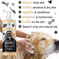 Oatmeal & Aloe Vera Dog Shampoo Dog Grooming Shampoo Products for Smelly Dogs with Fragrance, Oatmeal Puppy Shampoo, Professional Vegan Pet Shampoo & Conditioner (500Ml)