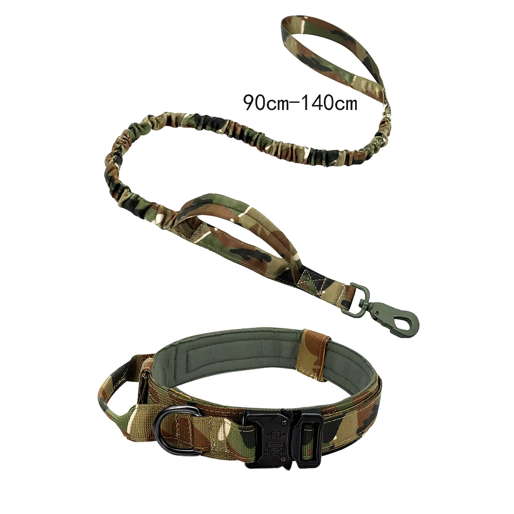 Tactical Dog Collar Military Adjustable Duarable Nylon Lead for Medium Large Walking Training Pet Accessory Breakaway Leash Rope LATEST