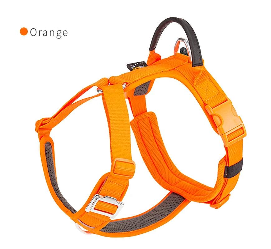 Pet Harness No Pull Nylon Reflective Dog Harness Adjustable Comfortable Control Walking Running Accessories LATEST