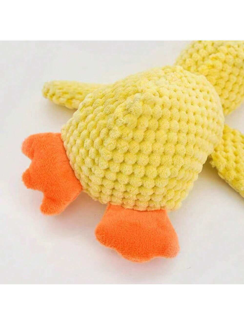 Plush Dog Toy, Durable and Bite-Resistant, with Sound to Keep Dogs Entertained and Relieve Boredom, Duck Shaped Toy for Comforting and Sleeping, Suitable for All Breeds, Quacks like Real Duck LATEST